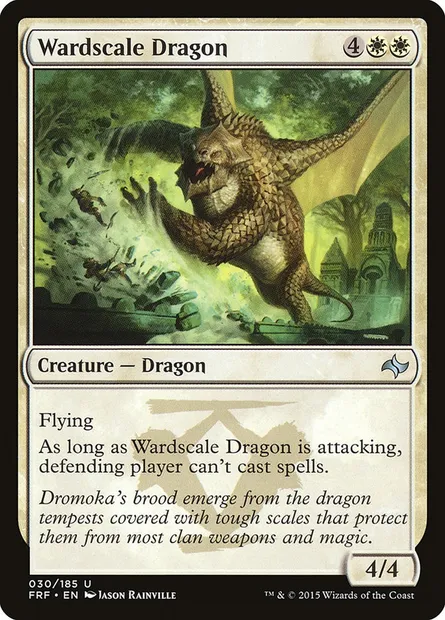 Wardscale Dragon, Magic card FRF 30 — Fate Reforged set
