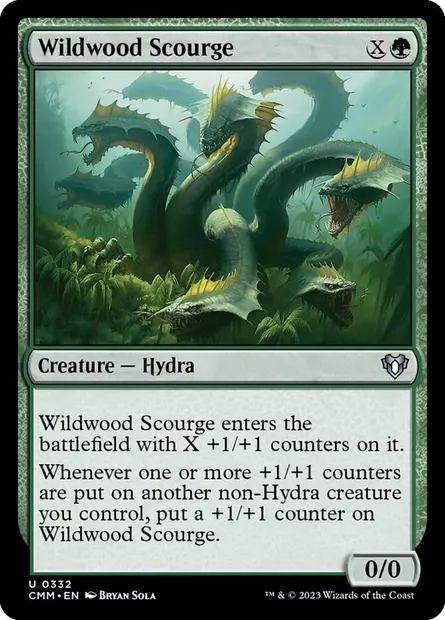 Wildwood Scourge, Magic card CMM 332 — Commander Masters set