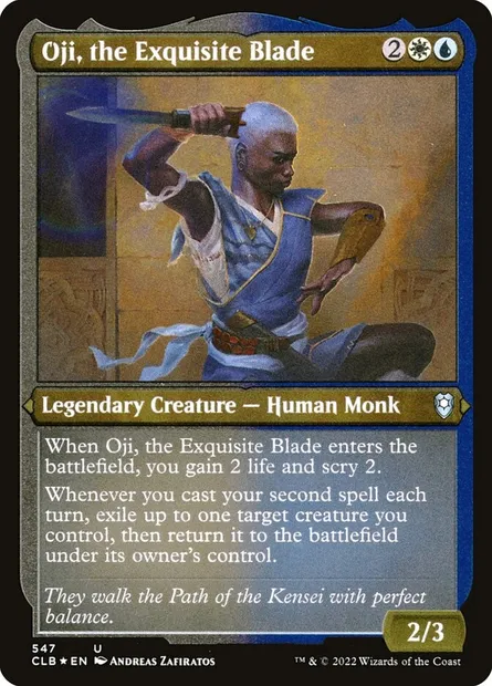 Oji, the Exquisite Blade, Magic card CLB 547 — Commander Legends: Battle for Baldur's Gate set