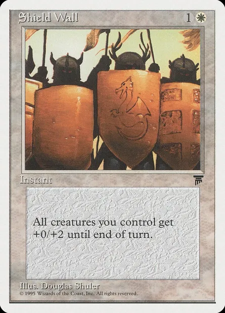 Front de boucliers, carte Magic CHR 12 — extension Chronicles