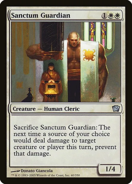 Sanctum Guardian, Magic card 9ED 40★ — Ninth Edition set