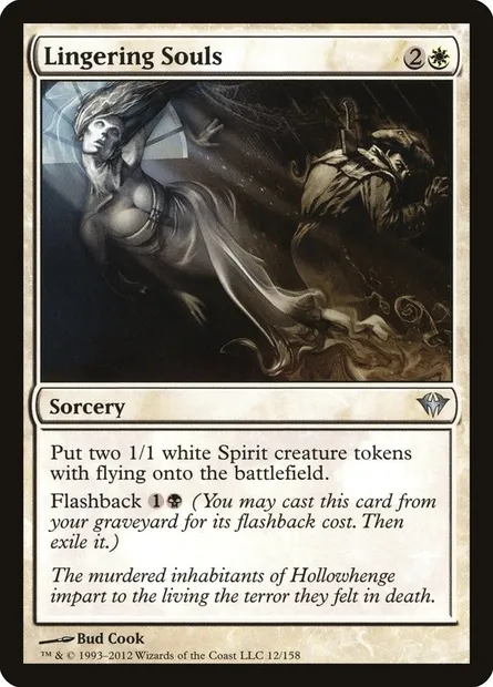 Lingering Souls, Magic card DKA 12 — Dark Ascension set