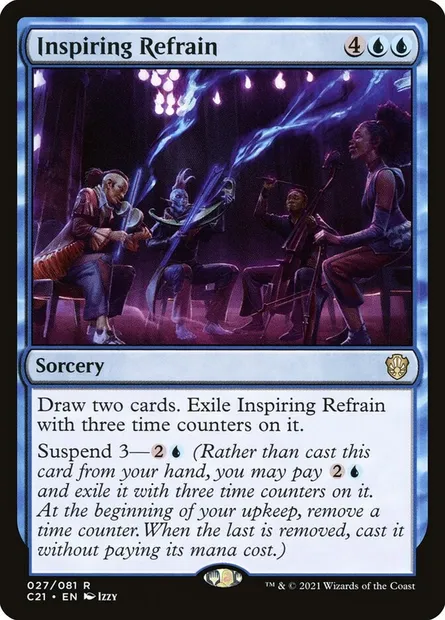 Inspiring Refrain, Magic card C21 27 — Commander 2021 set