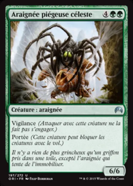 Araignée piégeuse céleste, carte Magic ORI 197 — extension Magic Origines