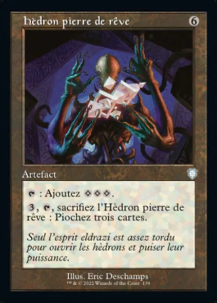 Hèdron pierre de rêve, carte Magic BRC 139 — extension The Brothers' War Commander