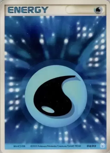 Water Energy, Pokémon card GBOX-M-L 013C — Gift Box Mew • Lucario set
