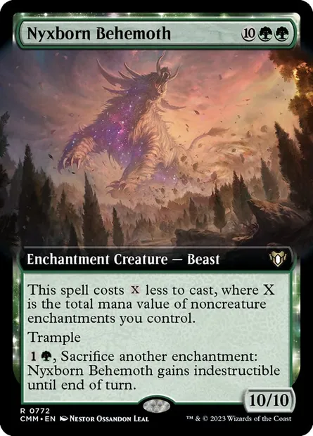 Nyxborn Behemoth, Magic card CMM 772 — Commander Masters set