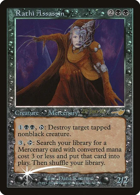 Assassin rajhi, carte Magic PNEM 67 — extension Nemesis Promos