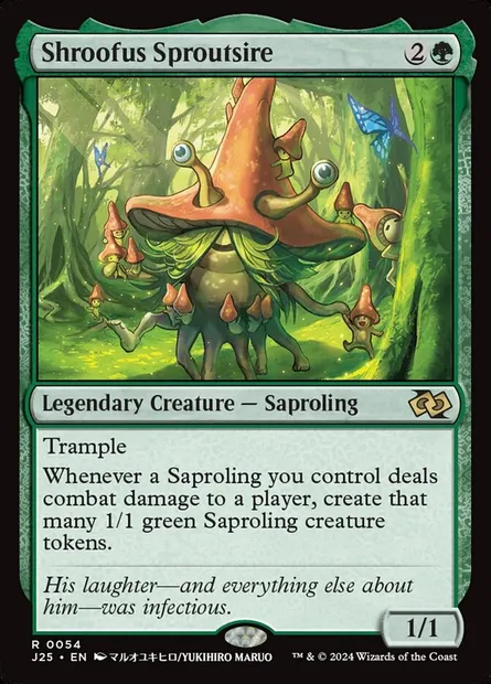 Shroofus Sproutsire, Magic card J25 54 — Foundations Jumpstart set