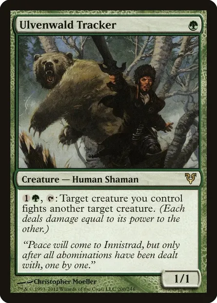 Ulvenwald Tracker, Magic card AVR 200 — Avacyn Restored set