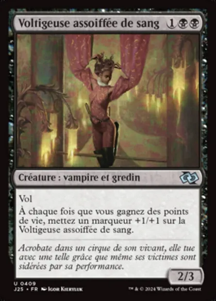 Voltigeuse assoiffée de sang, carte Magic J25 409 — extension Foundations Jumpstart