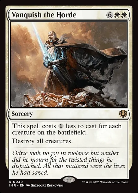 Vanquish the Horde, Magic card INR 49 — Innistrad Remastered set