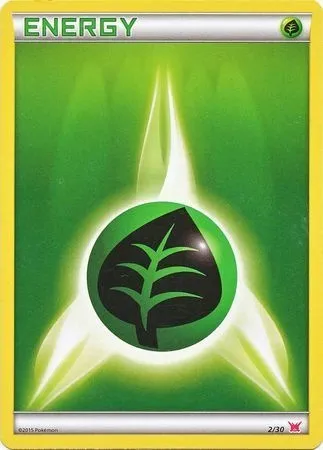 Grass Energy, Pokémon card TK8A 002-2 — XY Trainer Kit: Latias set