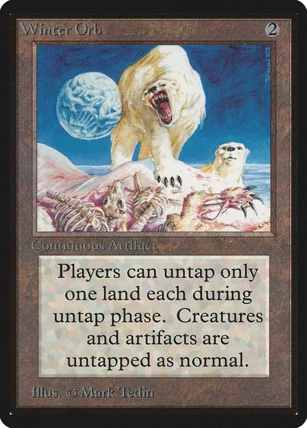 Winter Orb, Magic card LEB 276 — Limited Edition Beta set