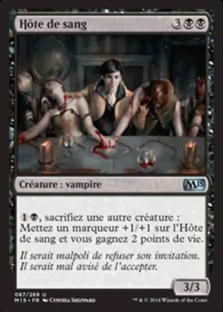 Hôte de sang, carte Magic M15 87 — extension Magic 2015
