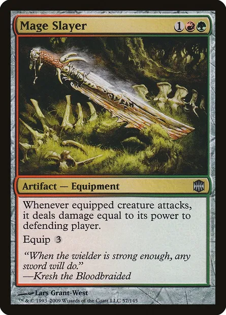 Mage Slayer, Magic card ARB 57 — Alara Reborn set