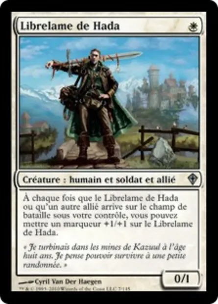 Librelame de Hada, carte Magic WWK 7 — extension Worldwake