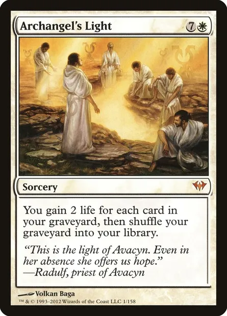 Archangel's Light, Magic card DKA 1 — Dark Ascension set