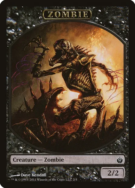 Zombie, Magic card TMBS 2 — Mirrodin Besieged Tokens set