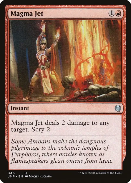 Magma Jet, Magic card JMP 346 — Jumpstart set