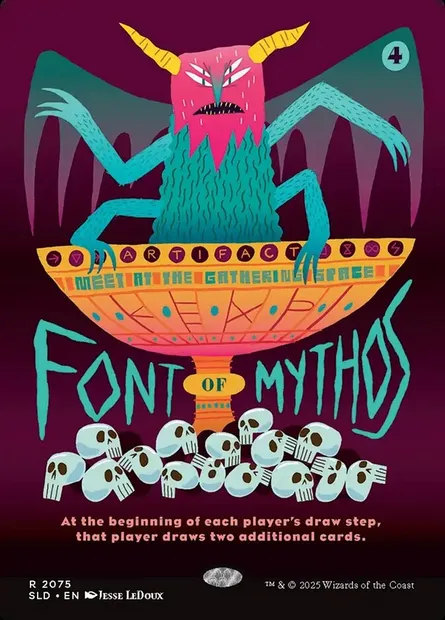 Font of Mythos, Magic card SLD 2075 — Secret Lair Drop set