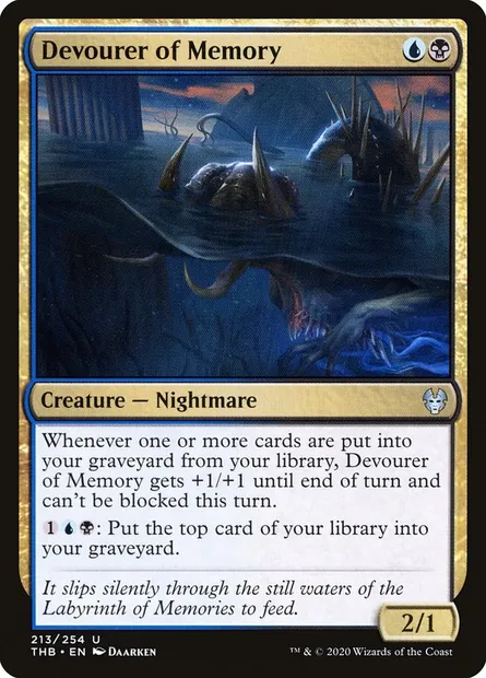 Devourer of Memory, Magic card THB 213 — Theros Beyond Death set