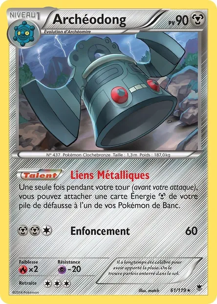 Archéodong, carte Pokémon PHF 61 — extension Vigueur Spectrale