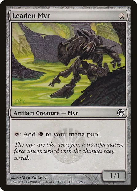 Leaden Myr, Magic card SOM 170 — Scars of Mirrodin set