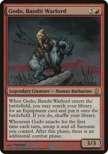 Godo, Bandit Warlord, Magic card OCM1 4 — Commander's Arsenal Oversized set