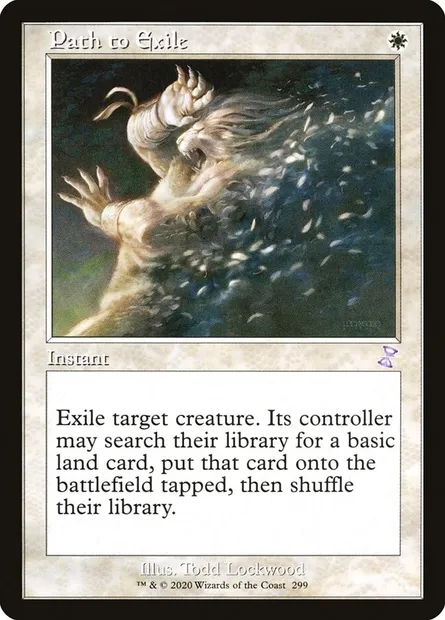 Path to Exile, Magic card TSR 299 — Time Spiral Remastered set