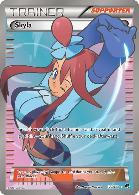 Skyla, Pokémon card BKP 122 — BREAKpoint set