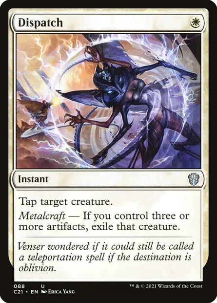 Dispatch, Magic card C21 88 — Commander 2021 set