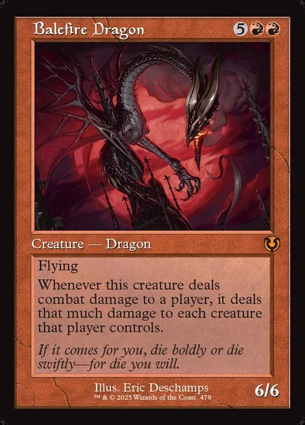 Balefire Dragon, Magic card INR 479 — Innistrad Remastered set