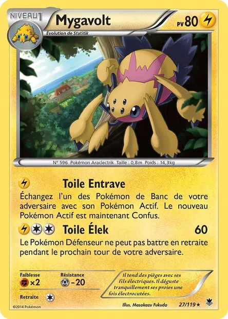 Mygavolt, carte Pokémon PHF 27 — extension Vigueur Spectrale