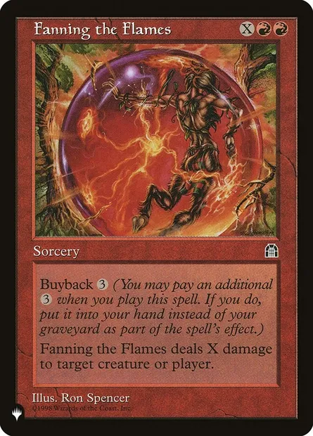 Fanning the Flames, Magic card PLST STH-80 — The List set