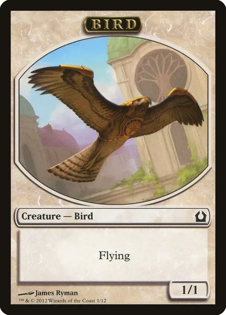 Bird, carte Magic TRTR 1 — extension Return to Ravnica Tokens