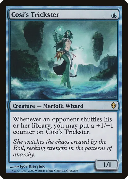 Cosi's Trickster, Magic card ZEN 45 — Zendikar set
