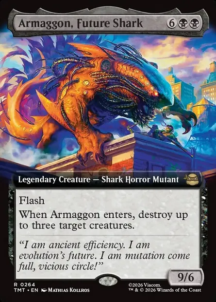 Armaggon, Future Shark, Magic card TMT 264 — Teenage Mutant Ninja Turtles set