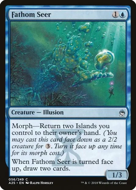 Fathom Seer, Magic card A25 56 — Masters 25 set