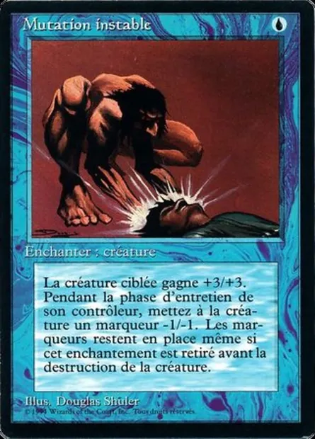 Unstable Mutation, Magic card FBB 86 — Foreign Black Border set
