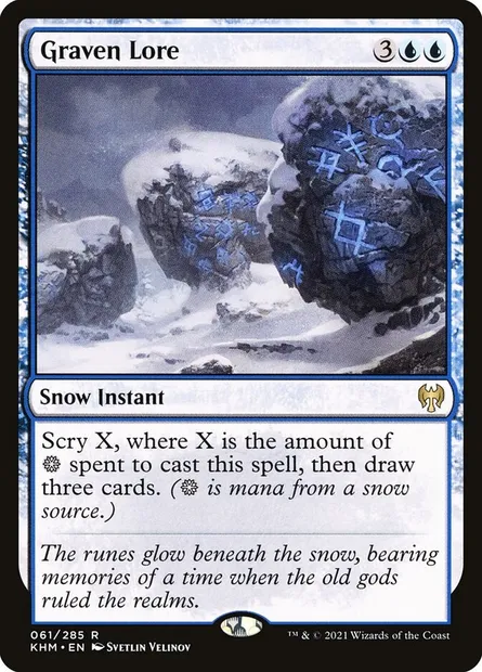 Graven Lore, Magic card KHM 61 — Kaldheim set