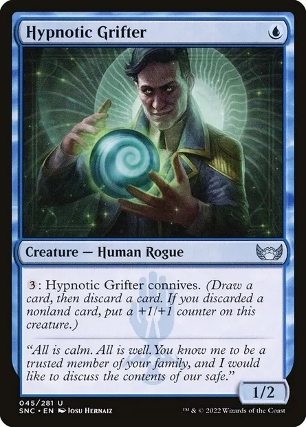 Hypnotic Grifter, Magic card SNC 45 — Streets of New Capenna set