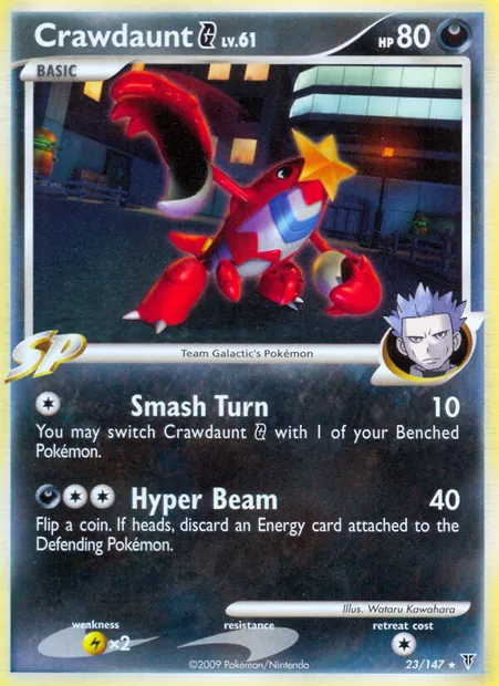 Crawdaunt G, Pokémon card SV 23 — Supreme Victors set