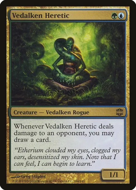 Vedalken Heretic, Magic card ARB 104 — Alara Reborn set