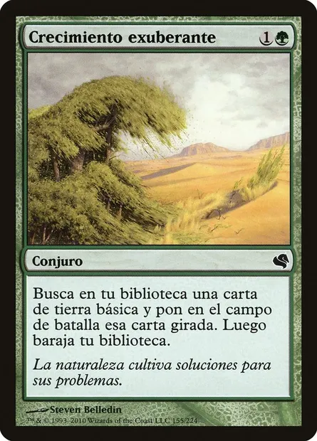 Croissance luxuriante, carte Magic PS11 155 — extension Salvat 2011