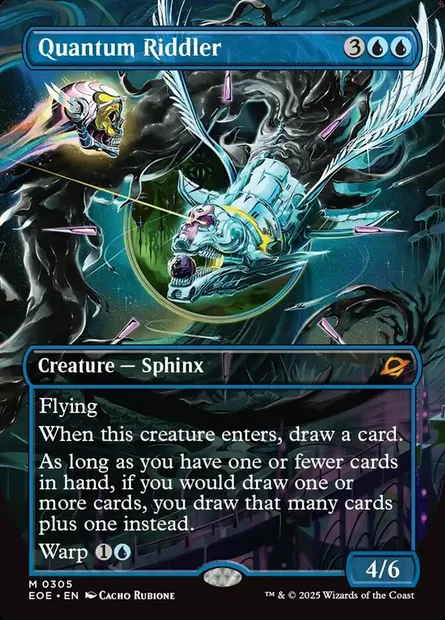 Quantum Riddler, Magic card EOE 305 — Edge of Eternities set