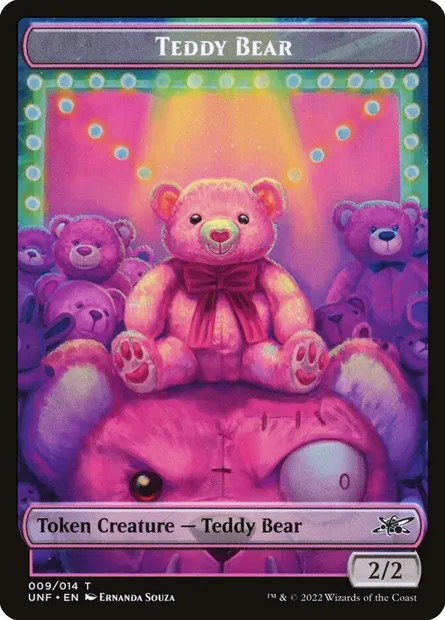 Teddy Bear, Magic card TUNF 9 — Unfinity Tokens set