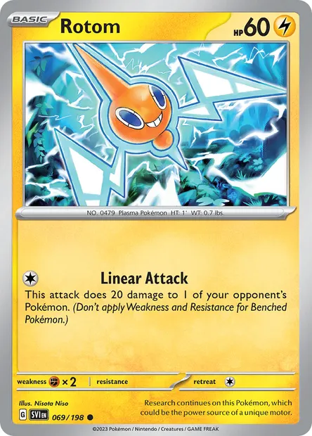 Rotom, Pokémon card SVI 069 — Scarlet & Violet set