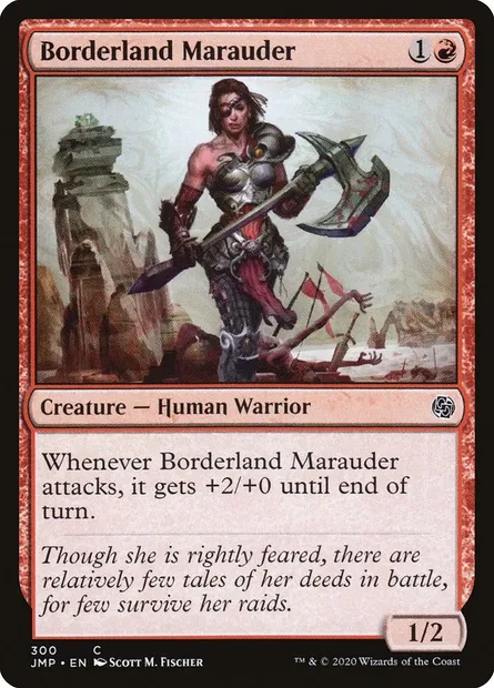 Borderland Marauder, Magic card JMP 300 — Jumpstart set