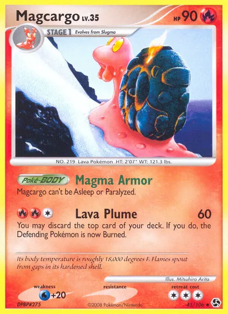 Volcaropod, carte Pokémon GE 45 — extension Duels au Sommets